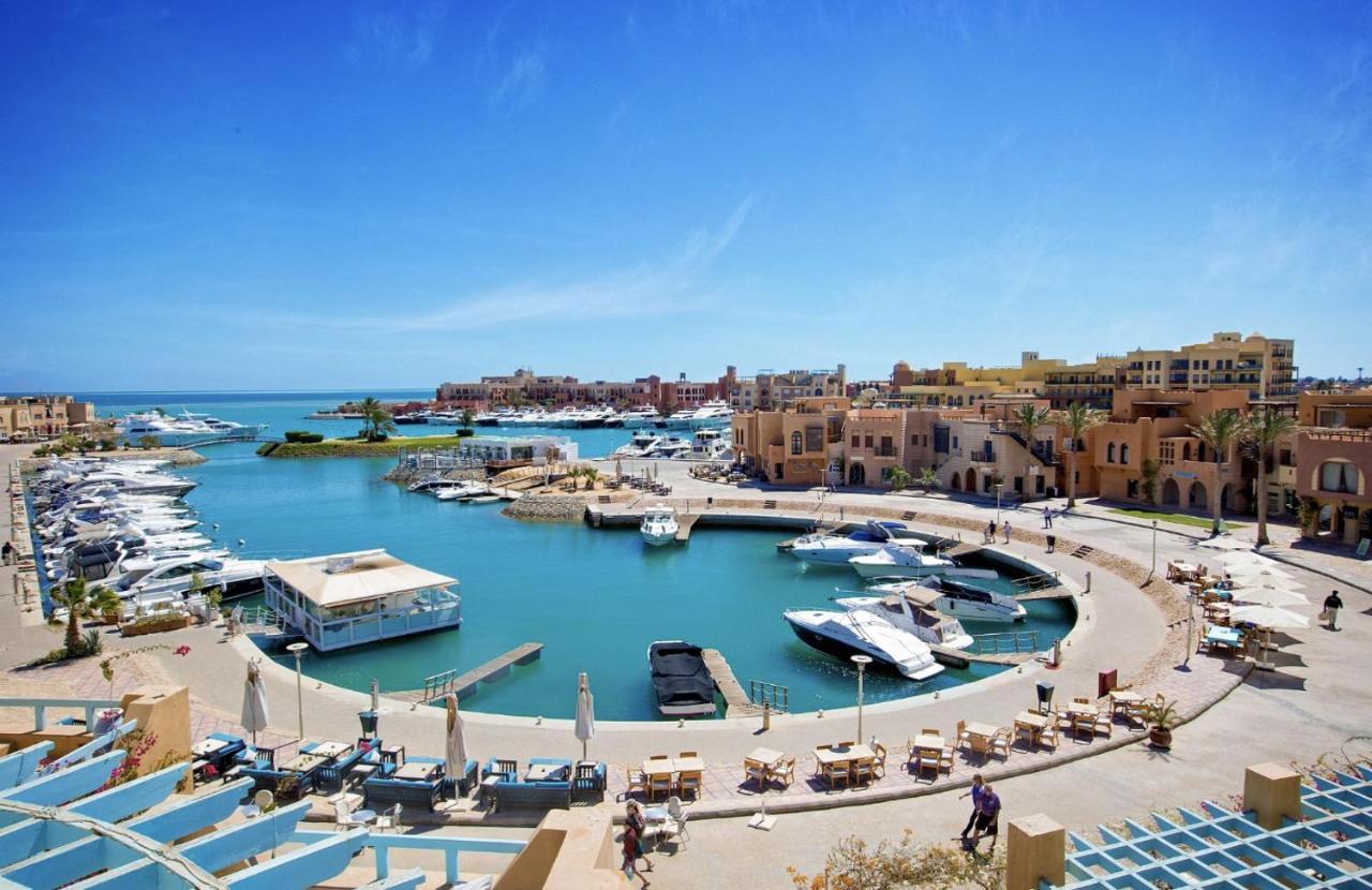 El Gouna Swan Lake Apartment フルガダ エクステリア 写真